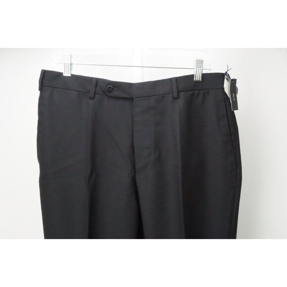 Burberry Dark Blue Woven 100% Wool Slim Fit Mens Pants Trousers Sz 50 EU NEW